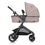 Evenflo Pivot Modular Travel System with LiteMax Infant Car Seat (Desert Tan) - Image 4