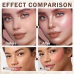 3PCS Cream Contour Stick Makeup Kit Face Contour Highlighter Stick,Smooth Cream Bronzer Contour Blush Stick Long Lasting Highlighter Makeup Stick for Cheeks,Eyes,Lips (02,05,06) - Image 4