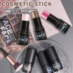 3PCS Cream Contour Stick Makeup Kit Face Contour Highlighter Stick,Smooth Cream Bronzer Contour Blush Stick Long Lasting Highlighter Makeup Stick for Cheeks,Eyes,Lips (02,05,06) - Image 8
