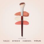 BK BEAUTY 112 SMALL ANGLED FACE BRUSH – Precise Angled Blush Brush for Soft, Natural Blend, Ideal for Blush on Smaller Faces & Highlighting - Image 6