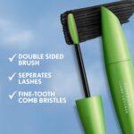 COVERGIRL Clump Crusher Mascara, 20X More Volume, Double Sided Brush, Long-Lasting Wear - 800 Very Black (Pack of 1) - Image 9