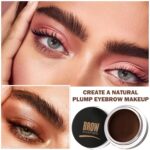 Eyebrow Pomade Brow Gel Pomade,Long Lasting Waterproof and Enhancers Eyebrow Soft Smooth,Eyebrow Makeup Gel with Eyebrow Brush for Girls and Women-Dark Brown - Image 9