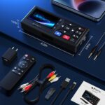 Portta VHS to Digital Converter with 128GB USB3.0 Flash Drive, Video to Digital Recorder Compatible with VHS, VCR, DVR, DVD, Hi8, Mini DV Players, Camcorder (Tapes/DVD Player Not Included) - Image 7