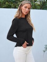 AUTOMET Long Sleeve Shirts for Women Business Casual Tops Fall Fashion Clothes Workout Plus Size Teacher Winter Outfits 2025 - Image 4