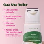 CKD Retino Collagen Gua Sha Neck Cream - Firming Cream for Neck and Jawline Tightening, Lifting, and Wrinkle Reduction with Stainless Steel Roller. Korean Skin Care,1.69 fl oz. - Image 7