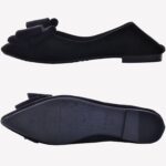 SAILING LU Womens Bowknot Ballet Flats Pointy Toe Casual Flat Shoes Suede Dressy Wear to Work Slip-Ons Moccasins - Image 4