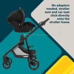 Safety 1st Grow and Go Flex 8-in-1 Travel System, Infant Car Seat Stroller Combo, Orchid Bloom - Image 4