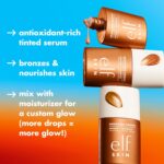 e.l.f. SKIN Bronzing Drops, Liquid Bronzer For Face & Skin, Creates A Sun-Kissed Glow, Infused With Vitamin E, Vegan & Cruelty-Free, Copper Gold - Image 3
