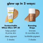 e.l.f. SKIN Bronzing Drops, Liquid Bronzer For Face & Skin, Creates A Sun-Kissed Glow, Infused With Vitamin E, Vegan & Cruelty-Free, Copper Gold - Image 8