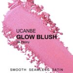 UCANBE Baked Blush for Cheek, Glow Blushing Palette - Seamless Silky Blendable Powder Blush Makeup Palette, Delivering Long Last Natural Ruddy Complexion, 03 Peony - Image 4