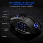 UtechSmart Venus Gaming Mouse RGB Wired, 16400 DPI High Precision Laser Programmable MMO Computer Gaming Mice [IGN's Recommendation] - Image 5