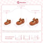 Meckior Infant Baby Girls Soft Sole Bowknot Princess Wedding Dress Mary Jane Flats Prewalker Newborn Light Baby Sneaker Shoes - Image 7
