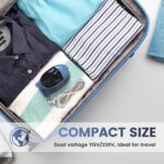BEAUTURAL Mini Travel Steam Iron for Clothes with Dual Voltage, Non-Stick Soleplate, One Temperature Technology, Detachable Water Tank, Ideal for Sewing, Quilting and Handcraft - Image 4