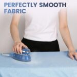 BEAUTURAL Mini Travel Steam Iron for Clothes with Dual Voltage, Non-Stick Soleplate, One Temperature Technology, Detachable Water Tank, Ideal for Sewing, Quilting and Handcraft - Image 6