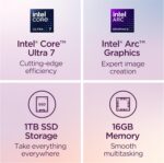 Lenovo Slim 7i Aura Edition - 2025 - Copilot+ PC - Core Ultra 7 Processor 256V - 14" WUXGA OLED Display - 16 GB Memory - 1 TB Storage - Luna Grey - Image 3