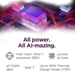 Lenovo Slim 7i Aura Edition - 2025 - Copilot+ PC - Core Ultra 7 Processor 256V - 14" WUXGA OLED Display - 16 GB Memory - 1 TB Storage - Luna Grey - Image 4