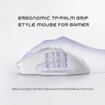 UtechSmart Venus Pro Wireless MMO Gaming Mouse, 16,000 DPI Optical Sensor, 2.4 GHz Transmission Technology, Ergonomic Design, 16M Chroma RGB Lighting, 16 Programmable Buttons, Up to 70H - Image 5