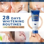 Dark Spot Remover for Face and Body: Corrector for Age, Sun, Freckle, Melasma, Brown Spots - Niacinamide, Vitamin C Formula - Use on Face, Hands, Underarms, Legs - 2 Oz - Image 4