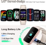 Fitness Tracker with 24/7 Heart Rate, Blood Pressure Blood Oxygen Sleep Monitor, 123 Sports Modes Calories Smart Watch,IP68 Waterproof Step Counter Activity Trackers Pedometer for Women Men - Image 7