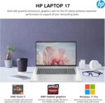 HP 2025 17 Inch Laptop Computer, 17.3 IPS FHD Business Laptop PC, AMD Ryzen 5 6-Core, 64GB RAM 2.5TB Storage (2TB SSD+512GB Docking Set), Windows 11 Pro Lifetime Office, 10-Key Number Pad - Image 4
