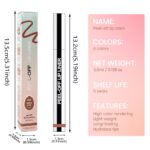 Peel Off Matte Liquid Lip Gloss Stain-Lip Liner with Tweezer, Brown Peel Off Lip Stain, Long Lasting & Waterproof Lipstick Tattoo, Transfer-Proof Lip Gloss for All Skin Types (02#, 1Pcs) - Image 7