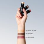 FOCALLURE 3 Pcs Cream Contour Sticks,Shades with Highlighter & Bronzer & Blush,Non-greasy Long-wear Face Contouring Pen,Easy to Sculpt the Face and Create a Lightweight Finishing Makeup,DEEP - Image 4