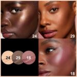 FOCALLURE 3 Pcs Cream Contour Sticks,Shades with Highlighter & Bronzer & Blush,Non-greasy Long-wear Face Contouring Pen,Easy to Sculpt the Face and Create a Lightweight Finishing Makeup,DEEP - Image 5