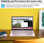 HP 14 Ultrabook, Intel CPU, 16GB RAM, 1.6TB Storage (128GB OnBoard w/ 512GB Portable Drive + 1TB OneDrive), Up to 12 hrs Battery Life, Windows 11 Pro, Tranquil Pink, w/WOWPC 3-in-1 Bundle - Image 6