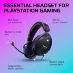 HyperX Cloud Stinger 2 Core - Gaming Headset for Playstation, Lightweight Over-Ear Headset with mic, Swivel-to-Mute Function, 40mm Drivers - Black - Image 6