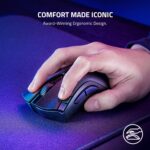 Razer DeathAdder V2 X HyperSpeed: Award-Winning Ergonomic Design - Ultra-Fast Wireless - 235hr Battery Life - 7 Programmable Buttons - Gen 2 Mechanical Switches - 5G 14K DPI Optical Sensor - Image 3