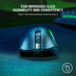 Razer DeathAdder V2 X HyperSpeed: Award-Winning Ergonomic Design - Ultra-Fast Wireless - 235hr Battery Life - 7 Programmable Buttons - Gen 2 Mechanical Switches - 5G 14K DPI Optical Sensor - Image 7