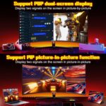 SANSUI 34 Inch 240Hz Ultrawide Curved Gaming Monitor UWQHD 3440×1440, 21:9 2K Curved Monitor 1500R,HDR400,Fast VA, PIP/PBP,AI Crosshair,AIPQ(Visual Enhance),MPRT 1ms,HDMI2.1*2,DP1.4*2(DP Cable Incl.) - Image 9