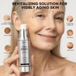 Vitamin C Serum for Face, Anti Aging 20% Super C Retinol Serum With Hyaluronic Acid, Vitamin E, Collagen Peptides, Wrinkle Serume for Dark Spot, tighten, firming, lift, Brightening-1.7 Fl Oz - Image 6