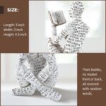 GRAPMKTG Home Decor Pulp Reading Women Thinker Statue Aesthetic Sculpture Room Decor Modern Abstract Decoration on Shelf Table Desk for Living Room Office Bedroom A - Image 4