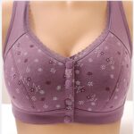 Ellymuse Daisy Bras for Senior Women 2025 Frount Closure Full Supportive Underwear Old Ladies Push Up Everyday Bra - Image 3