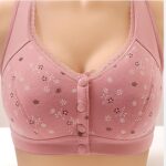 Ellymuse Daisy Bras for Senior Women 2025 Frount Closure Full Supportive Underwear Old Ladies Push Up Everyday Bra - Image 5