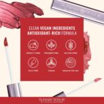 Runway Rogue Pearl Glam Long Wear Shimmer Liquid Lipstick, Metallic Nude/Pale-Pink Lipstick with Silver and Gold Shimmer, ‘Soft Box’ - Image 7