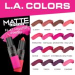 L.A. COLORS Matte Lipstick, In Love CML463 - Image 4