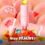 Peach C Jelly Beam Tint - Long Lasting Korean Lip Tint Stain Plumping Jelly Lip Gloss - Lightweight, Moisturizing & Buildable Lip Makeup Jelly Tint Blush with Vitamin E (Energy Pop, 0.07 oz) - Image 7