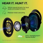 HyperX Cloud Stinger 2 – Gaming Headset, DTS Headphone:X Spatial Audio, Lightweight Over-Ear Headset with mic, Swivel-to-Mute Function, 50mm Drivers, PC Compatible, Black - Image 5