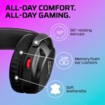 HyperX Cloud Stinger 2 – Gaming Headset, DTS Headphone:X Spatial Audio, Lightweight Over-Ear Headset with mic, Swivel-to-Mute Function, 50mm Drivers, PC Compatible, Black - Image 7