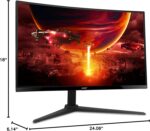acer Nitro 27 Inch 1500R Curved Zero-Frame Full HD (1920 x 1080) Gaming Monitor | AMD FreeSync Premium | Up to 280Hz Refresh | 1ms VRB | One Display Port 1.4 and Two HDMI 2.0 Ports | XZ270 - Image 16