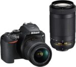 Nikon D3500 24.2MP DSLR Camera w/AF-P 18-55mm VR Lens & 70-300mm Dual Zoom Lens (1588B) – (Renewed) - Image 3