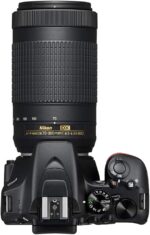 Nikon D3500 24.2MP DSLR Camera w/AF-P 18-55mm VR Lens & 70-300mm Dual Zoom Lens (1588B) – (Renewed) - Image 5