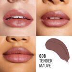 Rimmel Lasting Finish Lipstick by Kate - Up to 8 Hours of Intense Lip Color with Color Protect Technology and Exclusive Black Diamond Complex - 008, .14oz - Image 3