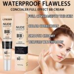 Hydrating CC Cream with SPF 50+ PA++++,Waterproof Flawless Concealer Full Coverage BB Cream for All Skin Types,Long Lasting Moisturizing Full Coverage Liquid Foundation for Men & Women（Ivory） - Image 6