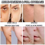 Hydrating CC Cream with SPF 50+ PA++++,Waterproof Flawless Concealer Full Coverage BB Cream for All Skin Types,Long Lasting Moisturizing Full Coverage Liquid Foundation for Men & Women（Ivory） - Image 7