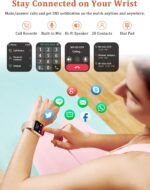 Smart Watch, Alexa Built-in, Answer/Make Calls 44mm Smartwatch Women Men, 1.83" Sports Watch IP68 Waterproof, Heart Rate SpO2 Sleep Stress Monitor, Step Counter Watch for Android & iOS Phone - Image 5