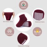 JAKIDAR 12 Pair Baby Toddler Socks Non-Slip Grip Cotton Ankle Socks for Boys Girls Non Skid Soles for Infants Kids - Image 3
