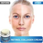 Retinol Cream for Face - Facial Moisturizer with Collagen and Hyaluronic Acid, Anti-Wrinkle Reduce Fine Lines Vitamin C+E Natural-Ingredient Day Night Anti-Aging For Women Men - Image 7